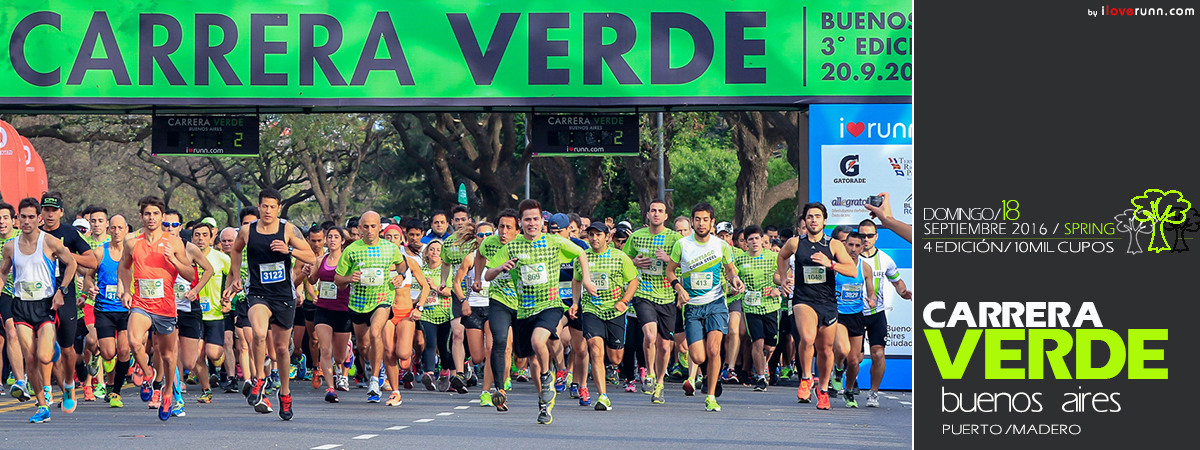 ELEGI TU DISTANCIA, CORRE LA CARRERA VERDE